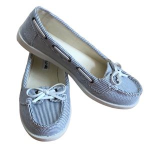 Striped Boat Shoes